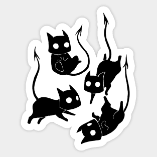 Demon Cats Sticker